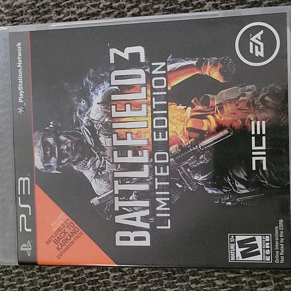 PS 3 GAMES COD MW3 BATTLEFIELD 3 LIMITED EDITION Video Games - Picture 2 of 12